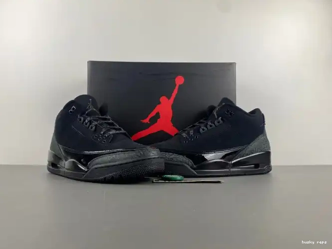 Rep Husky Air 3 Jordan Black Cat CT8532-001 0404